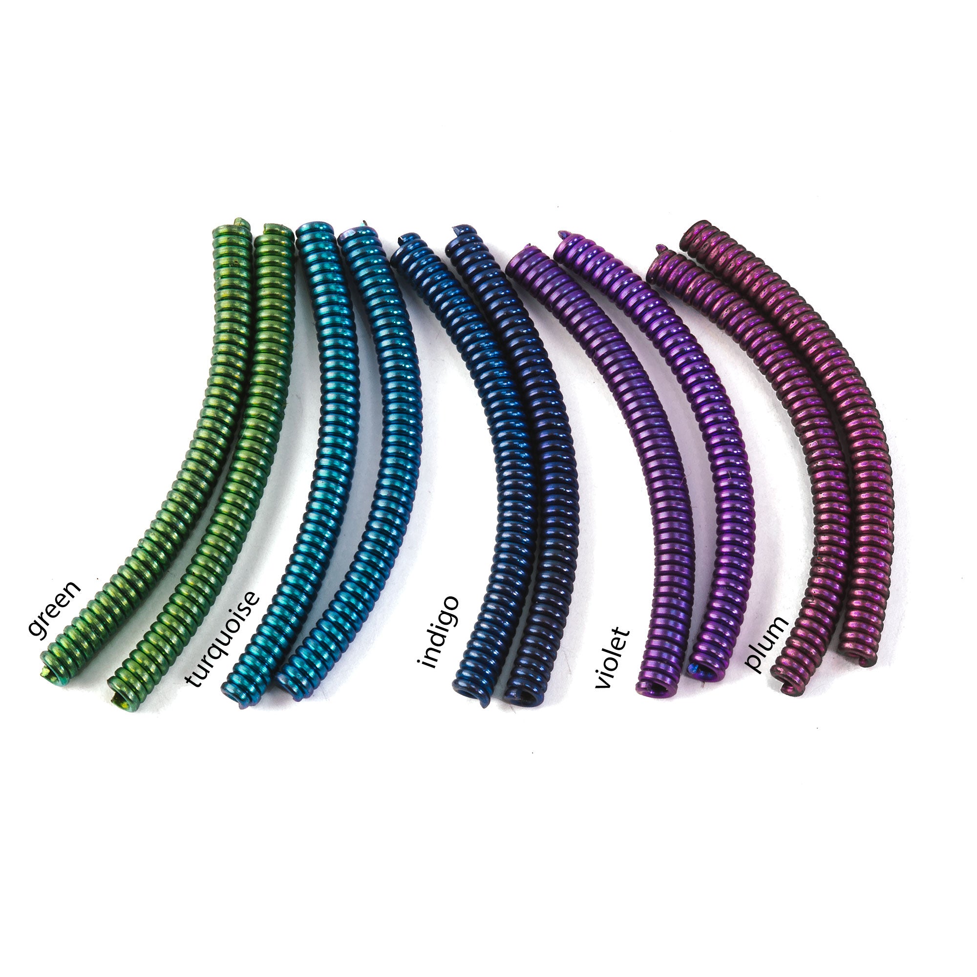 10 Colorful Anodized Niobium Flat Head Pins Anodized After Making - Hy –  Creating Unkamen