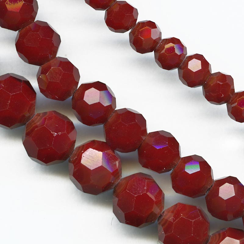 Ruby hot sale crystal beads