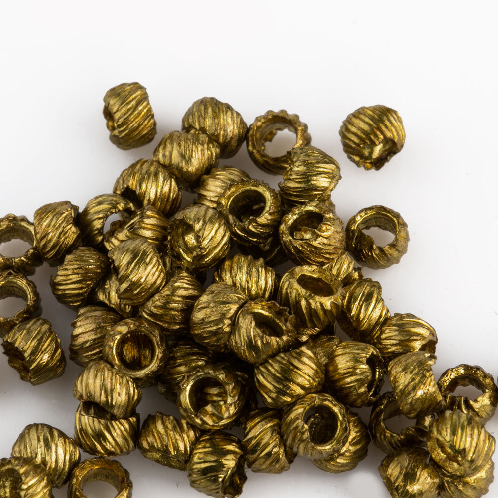 3mm Antique Brass Beads - Bag of 50 - Spoilt Rotten Beads