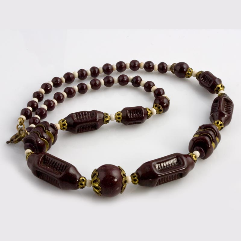 Art deco hot sale beaded necklace