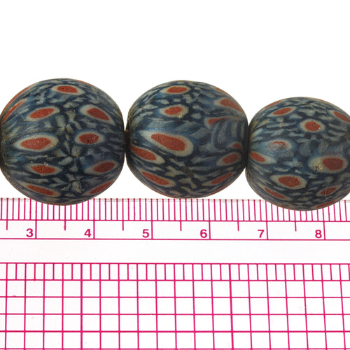 Ancient Indonesian Jatim bead modern reproduction. 20-21mm