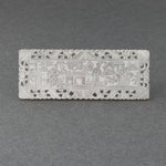 Carved Mother of Pearl Gaming, Counter Antique, 18th c. Chinese. Pkg 1. B15-137