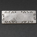 Carved Mother of Pearl Gaming, Counter Antique, 18th c. Chinese. Pkg 1. B15-137