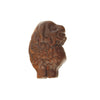 Hand carved Rosewood Fu Lion vintage beads. 30x20x17mm.  Pkg.1 China 1970s.  b7-wo359