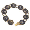 Japanese Kyoto Damascene bracelet. j-bror895