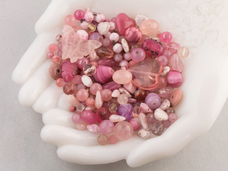 Vintage Red Glass Bead Mix
