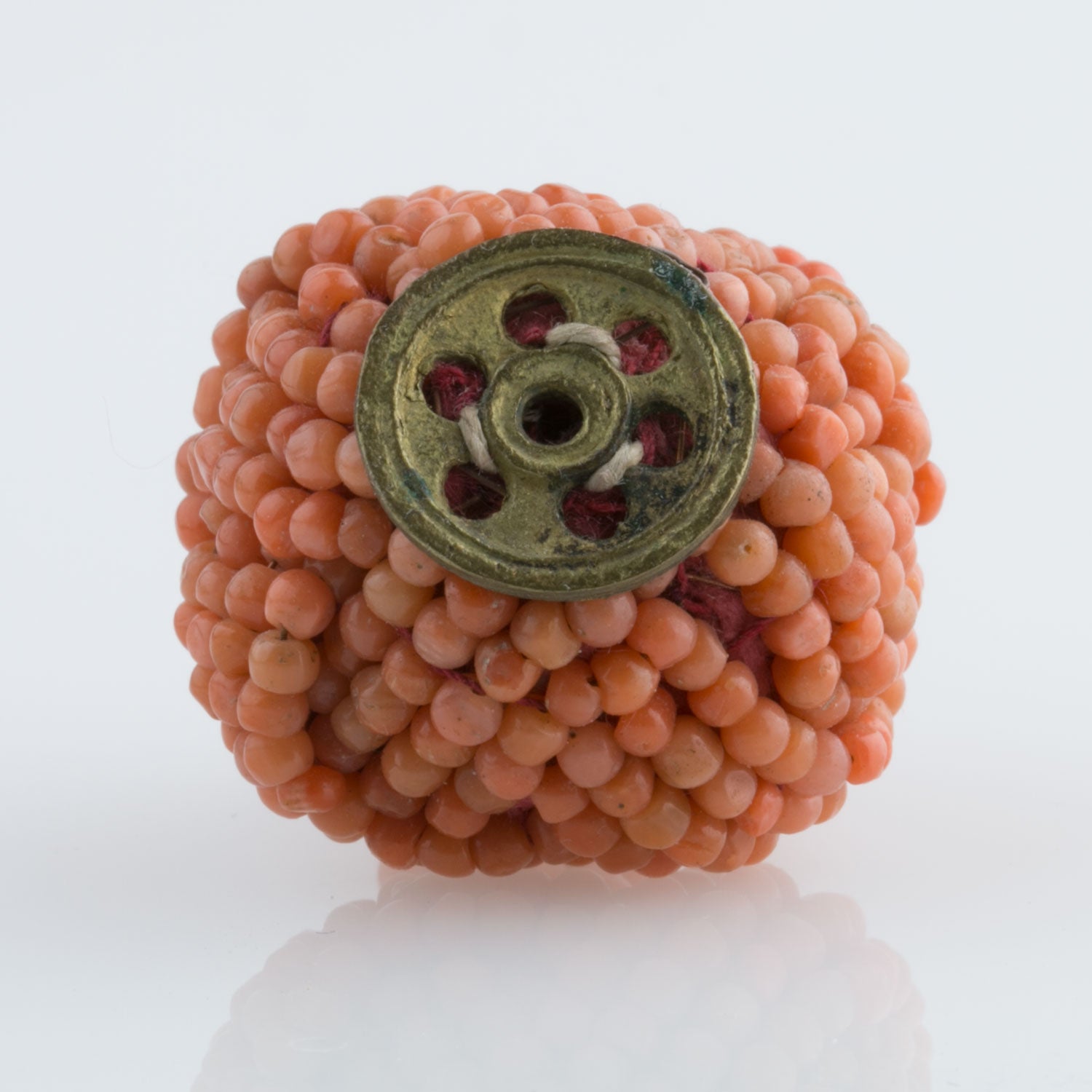 Chinese Qing Dynasty Mandarin Court woven coral hat finial button. –  Earthly Adornments